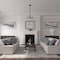 Ekena Millwork Benson Ceiling Medallion (Fits Canopies up to 4 1/8"), 9"OD x 4 1/8"ID x 5/8"P, Stone Hearth CM09BNSHF - alternate 5